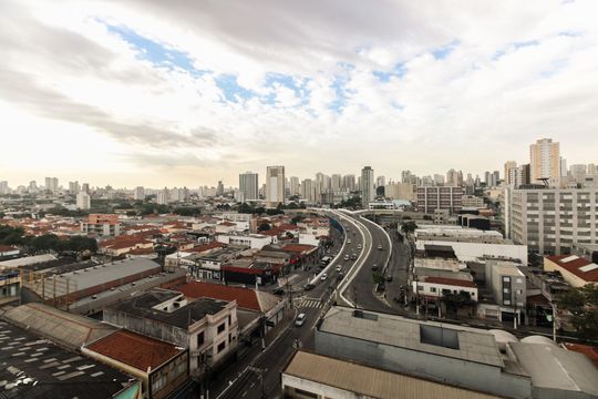 Varanda - Vista de kitnet/studio para alugar com 1 quarto, 33m² em Tatuapé, São Paulo