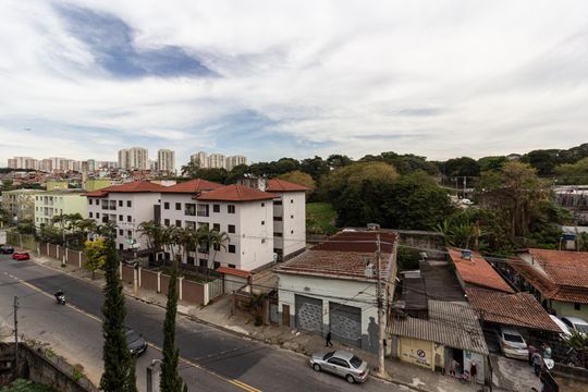 Vista da varanda da sala de apartamento à venda com 2 quartos, 65m² em Centro, Guarulhos