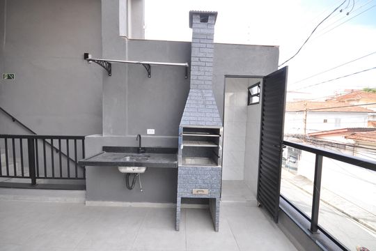 Área comum - Churrasqueira de apartamento à venda com 1 quarto, 30m² em Parque Vitoria, São Paulo
