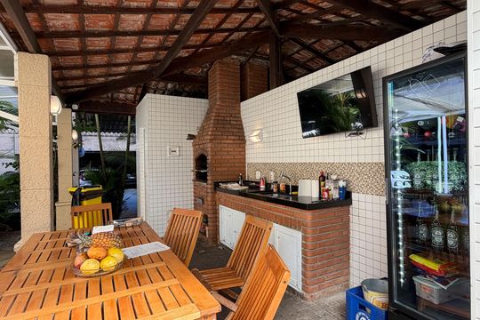 Área comum de apartamento para alugar com 2 quartos, 65m² em Areia Branca, Santos