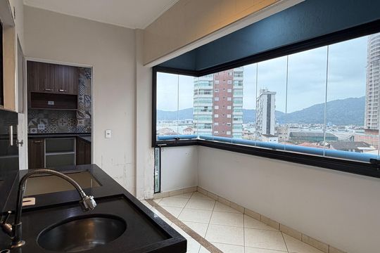 Área de Serviço de apartamento para alugar com 3 quartos, 164m² em Ponta da Praia, Santos