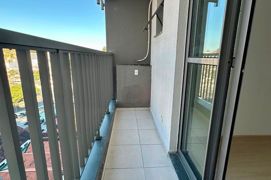 Varanda de apartamento à venda com 1 quarto, 31m² em Santo Cristo, Rio de Janeiro