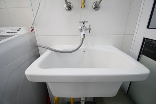 Área de Serviço de apartamento à venda com 2 quartos, 51m² em Jardim Monte Alegre, Taboão da Serra