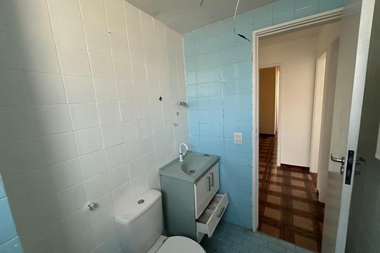 Banheiro social  de apartamento à venda com 2 quartos, 59m² em Méier, Rio de Janeiro