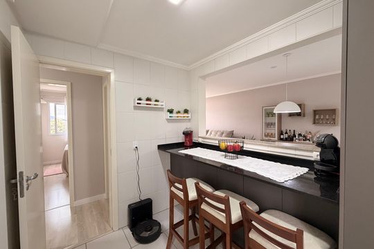 Cozinha de apartamento à venda com 3 quartos, 101m² em Jardim Ermida I, Jundiaí