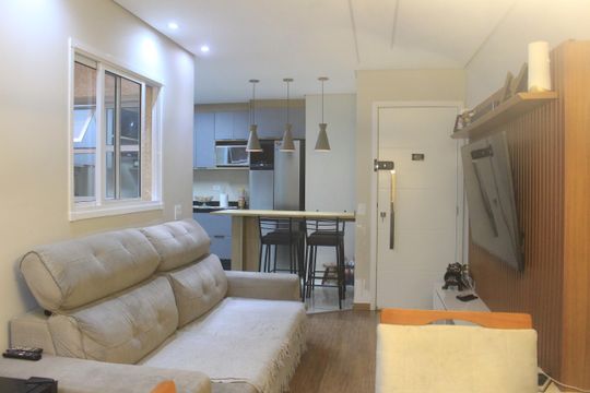 Sala de apartamento à venda com 2 quartos, 66m² em Santa Maria, São Caetano do Sul