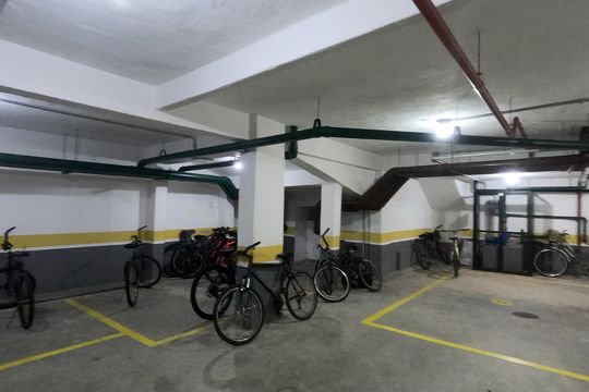 Área Comum - Bicicletário de apartamento para alugar com 1 quarto, 41m² em Marapé, Santos