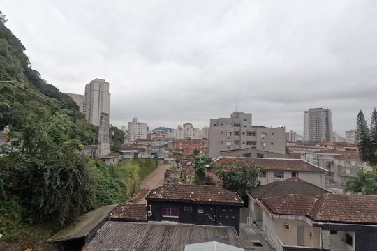 Vista do Quarto 1 de apartamento para alugar com 1 quarto, 41m² em Marapé, Santos