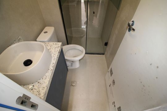Banheiro de apartamento para alugar com 1 quarto, 26m² em Tucuruvi, São Paulo