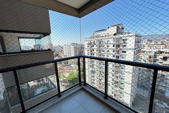Varanda da Sala de apartamento à venda com 2 quartos, 62m² em Cachambi, Rio de Janeiro