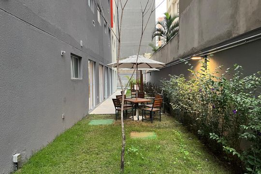 Área comum de apartamento para alugar com 1 quarto, 24m² em Barra Funda, São Paulo