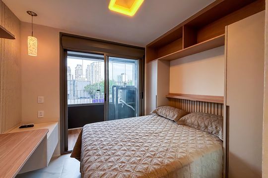 Apartamento para alugar com 1 quarto, 25m² em Pinheiros, São Paulo