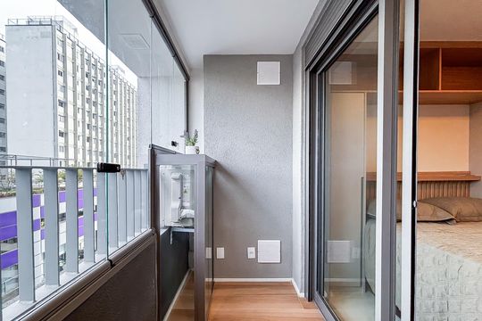 Apartamento para alugar com 1 quarto, 25m² em Pinheiros, São Paulo