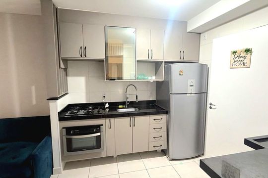Cozinha de apartamento para alugar com 2 quartos, 55m² em Itaquera, São Paulo