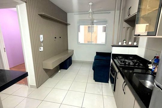 Cozinha de apartamento para alugar com 2 quartos, 55m² em Itaquera, São Paulo