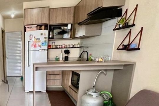 Cozinha de casa para alugar com 2 quartos, 50m² em Boa Saúde, Novo Hamburgo