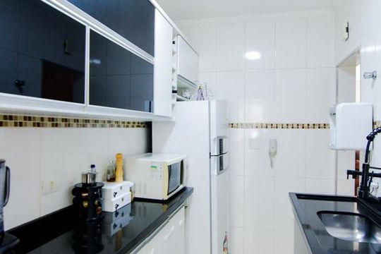 Cozinha de apartamento à venda com 2 quartos, 68m² em Vila Nossa Senhora de Fatima, Guarulhos
