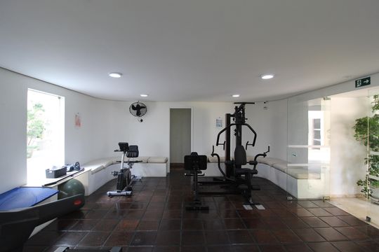 Área Comum - Academia de apartamento à venda com 2 quartos, 75m² em Indianópolis, São Paulo