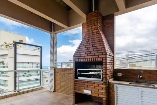 Área comum de apartamento para alugar com 2 quartos, 75m² em Gonzaga, Santos