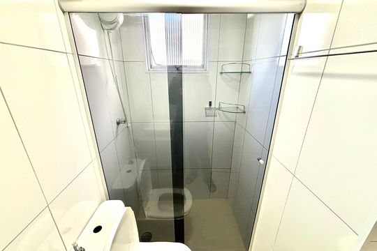 Banheiro de apartamento para alugar com 2 quartos, 58m² em Parque Cisper, São Paulo