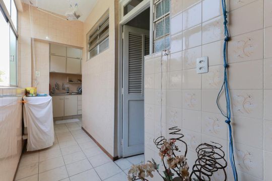 Área de serviço de apartamento à venda com 3 quartos, 76m² em Parque Mandaqui, São Paulo