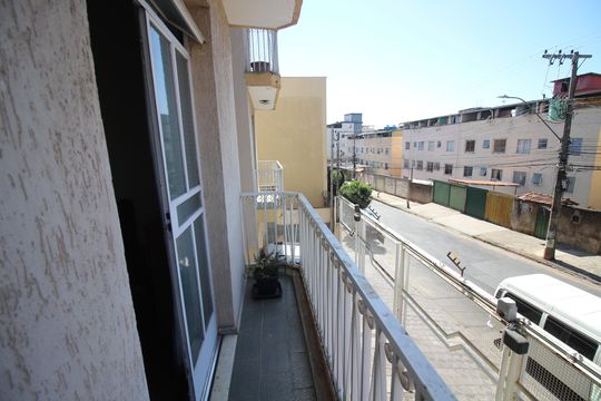 Varanda de apartamento à venda com 3 quartos, 114m² em Bairro da Glória, Contagem