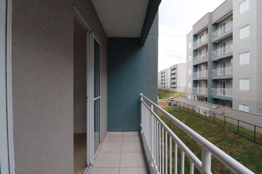 Varanda  de apartamento para alugar com 2 quartos, 49m² em Bonfim Paulista, Ribeirão Preto