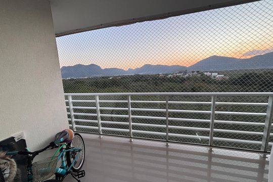 Varanda de apartamento à venda com 2 quartos, 78m² em Recreio dos Bandeirantes, Rio de Janeiro