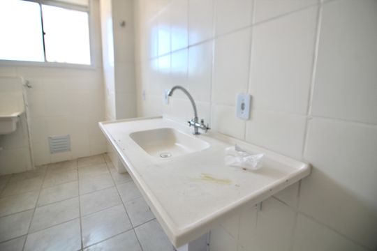 Cozinha de apartamento para alugar com 2 quartos, 49m² em Jardim Lourdes, Ferraz de Vasconcelos