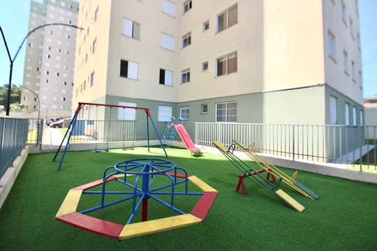 Área comum - Playground de apartamento para alugar com 2 quartos, 49m² em Jardim Lourdes, Ferraz de Vasconcelos