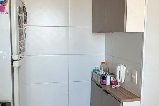 Cozinha de apartamento à venda com 2 quartos, 45m² em Jardim Brasil (Zona Norte), São Paulo