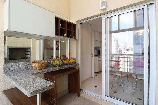 Cozinha de apartamento à venda com 3 quartos, 298m² em Indianópolis, São Paulo