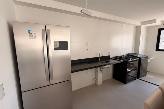 Cozinha de apartamento à venda com 3 quartos, 120m² em Setor Bueno, Goiânia