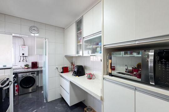 Cozinha  de apartamento à venda com 3 quartos, 91m² em Vila Dayse, São Bernardo do Campo
