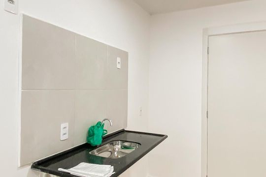 Cozinha  de apartamento à venda com 2 quartos, 43m² em Jardim America da Penha, São Paulo