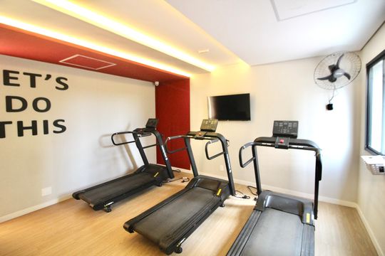 Área comum - Academia de apartamento para alugar com 2 quartos, 42m² em Vila Campanela, São Paulo