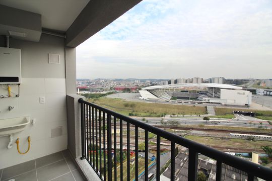 Varanda  de apartamento à venda com 2 quartos, 42m² em Vila Campanela, São Paulo