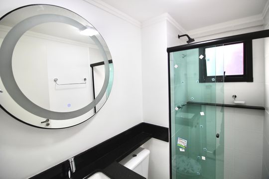Banheiro  de apartamento para alugar com 2 quartos, 42m² em Vila Campanela, São Paulo