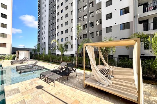 Área comum - Piscina de apartamento para alugar com 2 quartos, 42m² em Vila Campanela, São Paulo