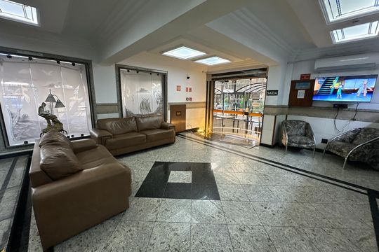 Área comum de apartamento para alugar com 1 quarto, 47m² em Itararé, São Vicente