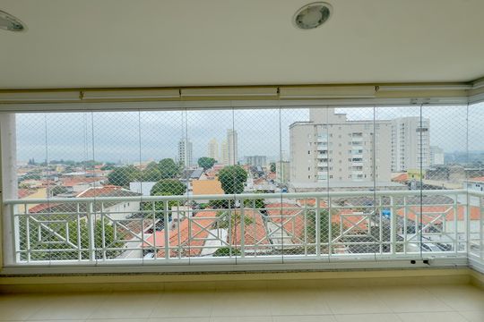 Varanda da Sala de apartamento à venda com 3 quartos, 142m² em Vila Milton, Guarulhos