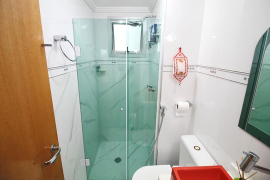 Banheiro 1 de apartamento à venda com 3 quartos, 77m² em Cidade Patriarca, São Paulo