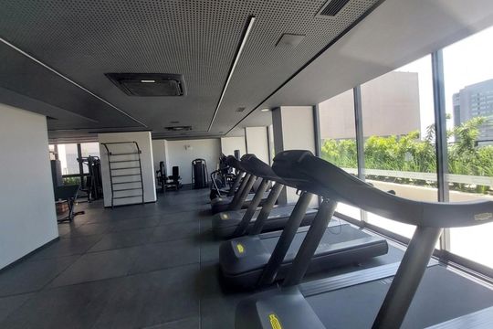 Área externa de apartamento para alugar com 2 quartos, 73m² em Vila da Serra, Nova Lima