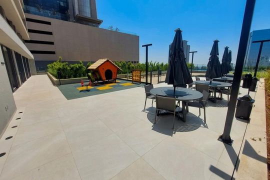 Área externa de apartamento para alugar com 2 quartos, 73m² em Vila da Serra, Nova Lima