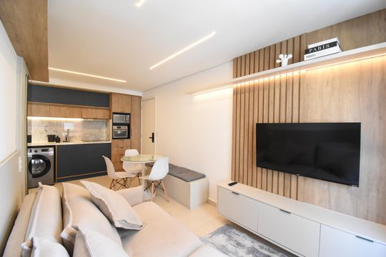Studio de kitnet/studio para alugar com 1 quarto, 33m² em Centro, Curitiba