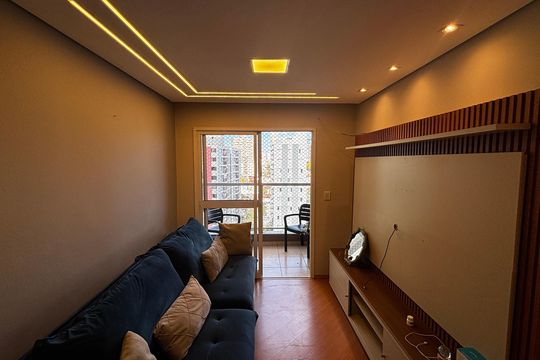 Sala - Sala de Jantar  de apartamento para alugar com 2 quartos, 62m² em Vila Lea, Santo André