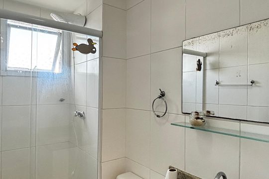 Banheiro de apartamento para alugar com 2 quartos, 62m² em Vila Lea, Santo André
