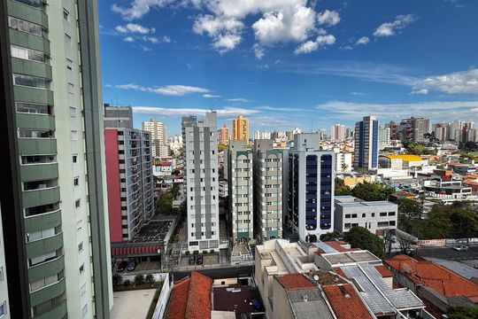 Sala - Sala de Jantar Varanda de apartamento para alugar com 2 quartos, 62m² em Vila Lea, Santo André