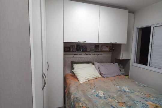 Quarto de apartamento para alugar com 2 quartos, 56m² em Vila Santa Maria, São Paulo