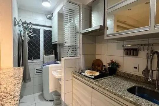 Cozinha de apartamento para alugar com 2 quartos, 50m² em Jardim Nova Europa, Campinas
